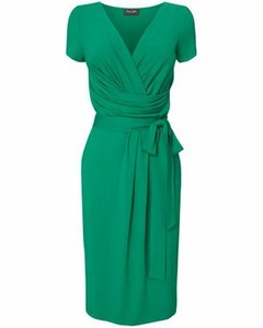 phase eight green wrap dress