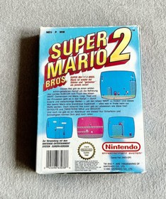 Nintendo NES Super Mario Bros.2 OVP Nintendo Entertainment System Mario Madness