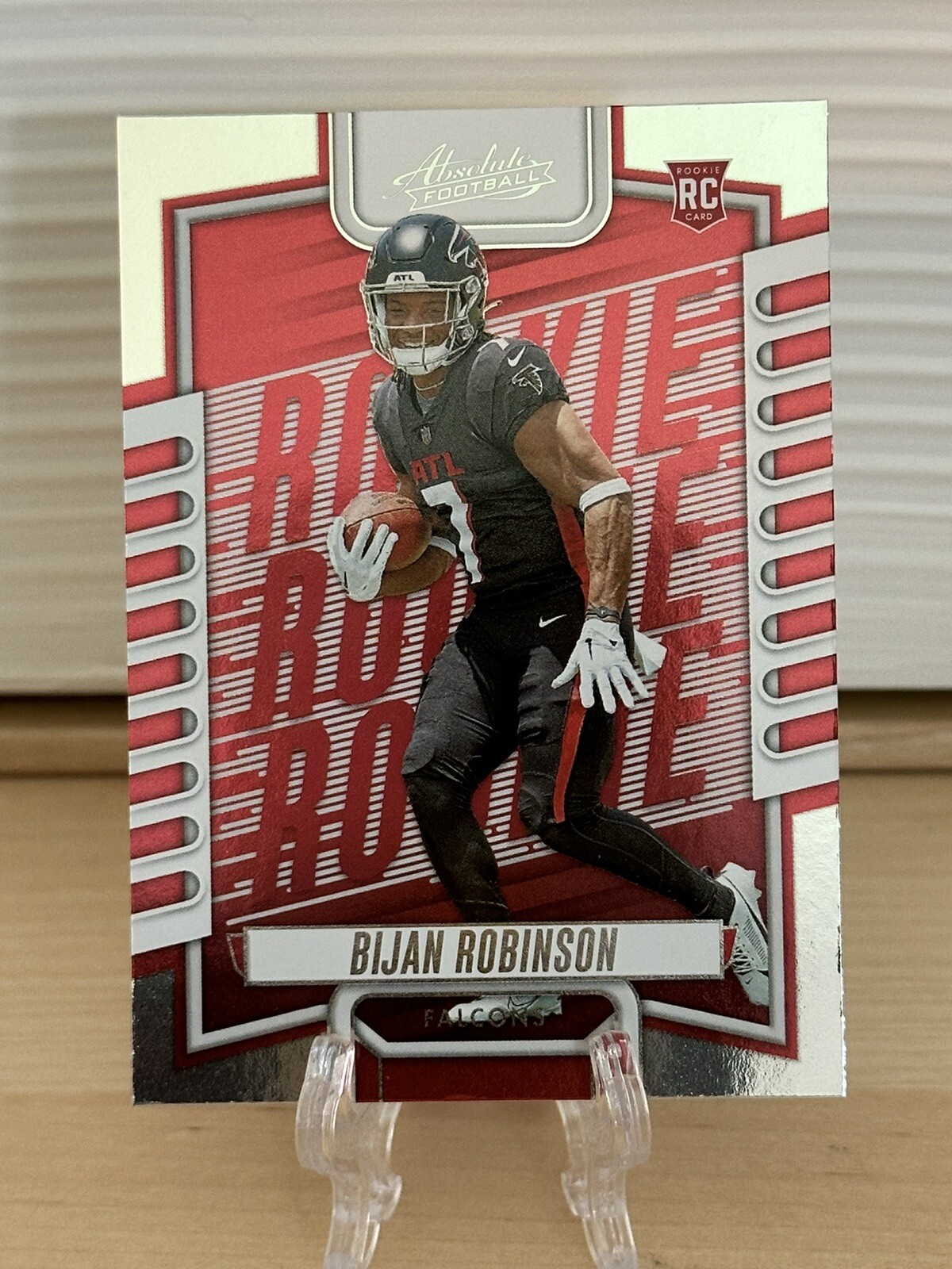 2023 Panini Absolute - Rookies Purple #106 Bijan Robinson (RC)