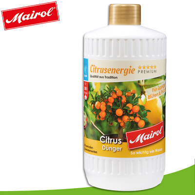 Mairol 1000 ml Citrusenergie Dnger Baum Liquid Limetten Orange Zitrone  Wachstum 4009398901513 | eBay.de