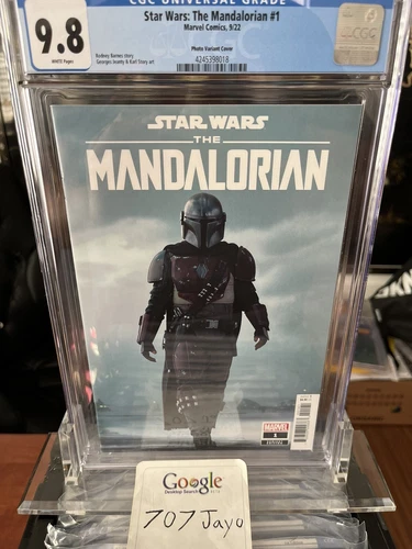 Star Wars: The Mandalorian #1 CGC 9.8 Possible 9.9 submission