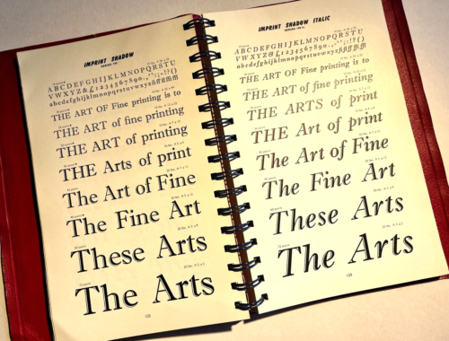 Letterpress Riscatype Catalouge Spiral Bound, 248 Clean Pages & Five Price Lists