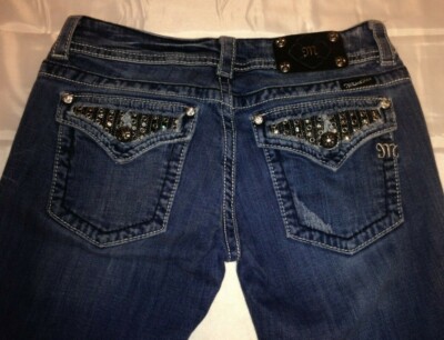 MISS ME Women's Size 29 Boot Denim Jeans JP6046B Studded