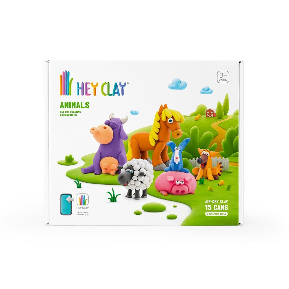 Pasta modellabile Hey Clay Animali Kit Grande