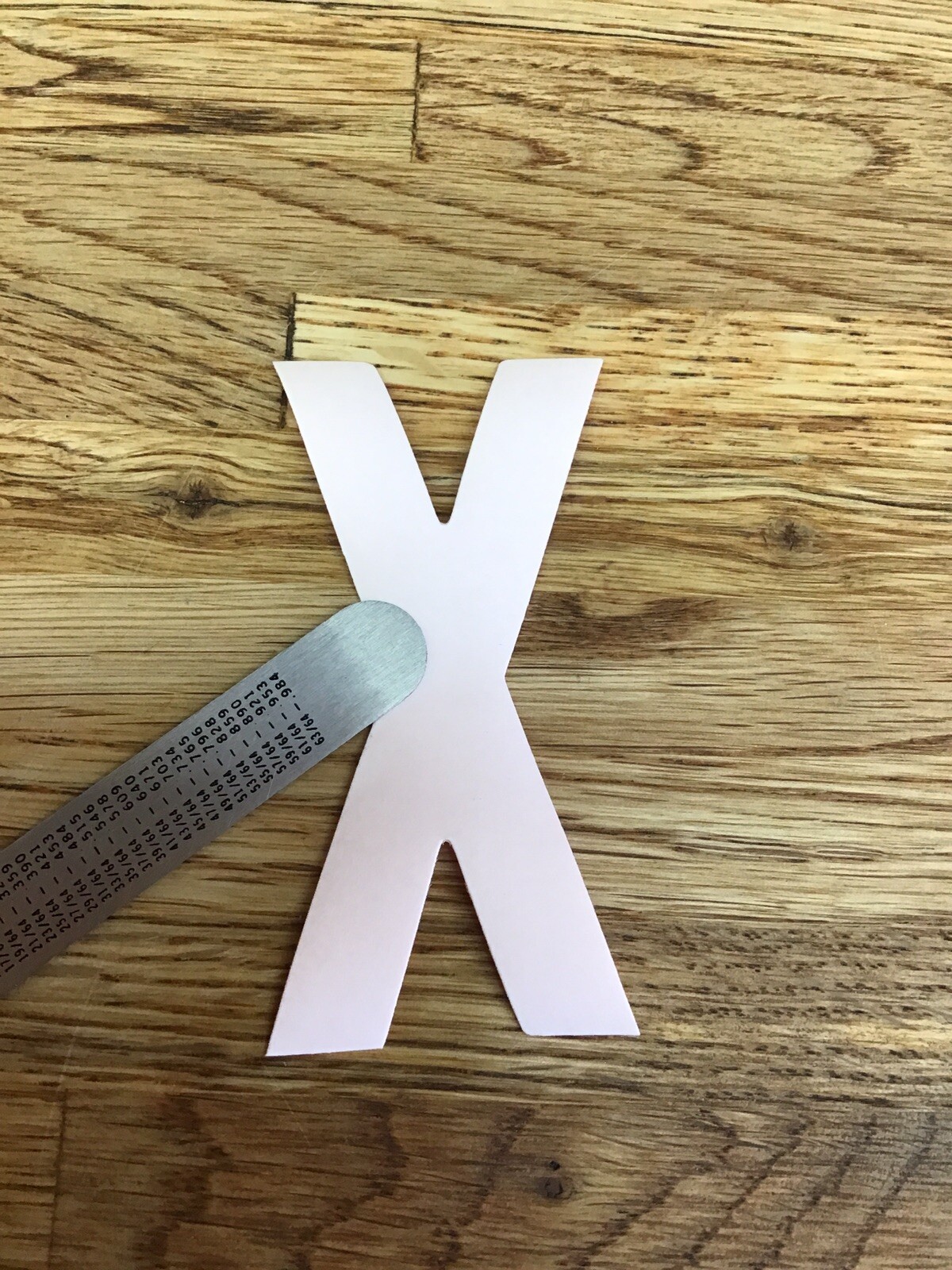 Firefighter / EMT Turnout Coat Reflective IronOn Letter “X” Orange/Red