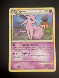 Pokemon TCG Cards Espeon 2/90 HGSS Undaunted Holo Rare NM