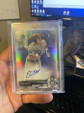 2017 Bowman Chrome Evan White Refractor Auto /499  Mariners RC HOT!!!