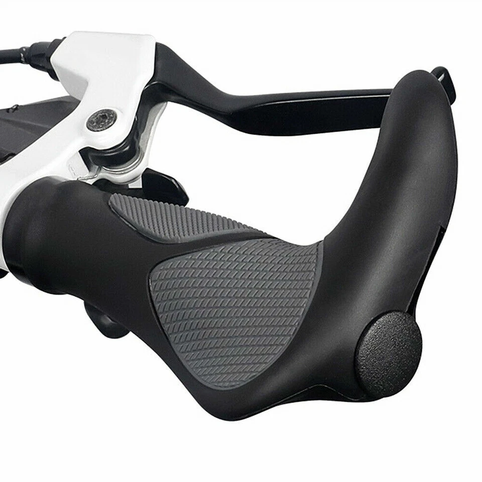 Mountain Bike Handlebar Cover Handle Grip Bar Rubber Horn Grips MTB Bike Bicycle - Image 4 of 4