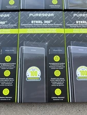 1x iPhone 15 Pro PureGear Steel 360 Tempered Glass Screen Protector