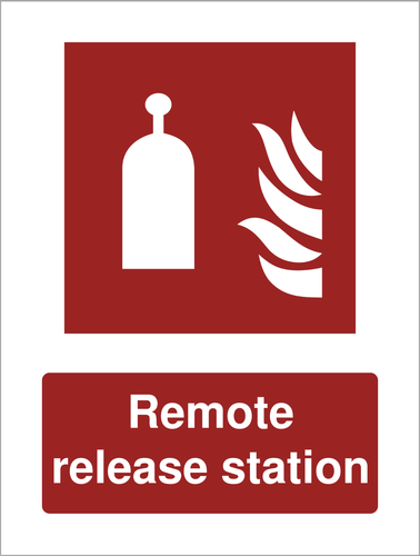 Red Fire Firefighting Safety Warning Metal Sign For Office Work Site 15cm x 20cm - Picture 17 of 20