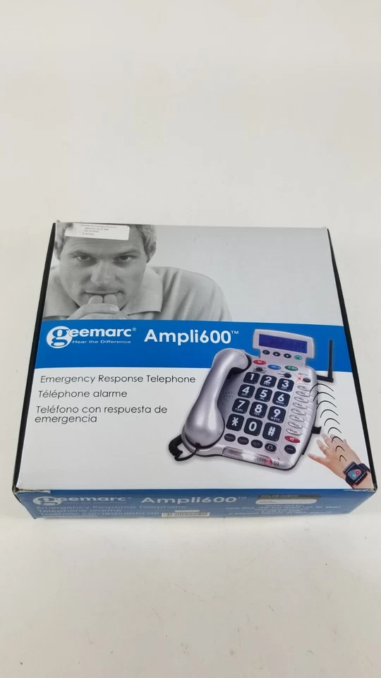 Geemarc AMPLI600 Respuesta a Emergencias Amplificado Teléfono Fuerte Números Grandes Foto 2 de 4