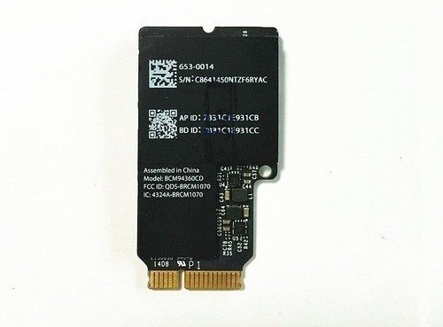 Broadcom BCM94360CD 802.11ac WiFi card+Bluetooth 4.0 for Apple 27" iMac AirPort - 第 1/4 張圖片