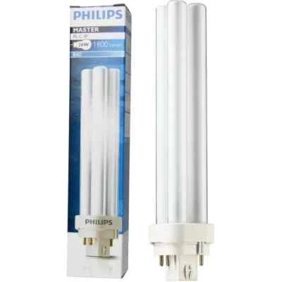 PHILIPS MASTER PL-C 26W/840/4P 4 PIN LAMPADINA LUCE BIANCA 4000K=OSRAM DULUX D/E