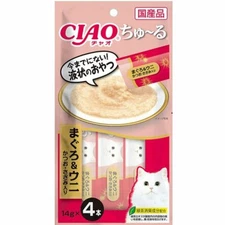 INABA CIAO Churu Cat Treats 14g × 4 Sticks Made in Japan import NEW 