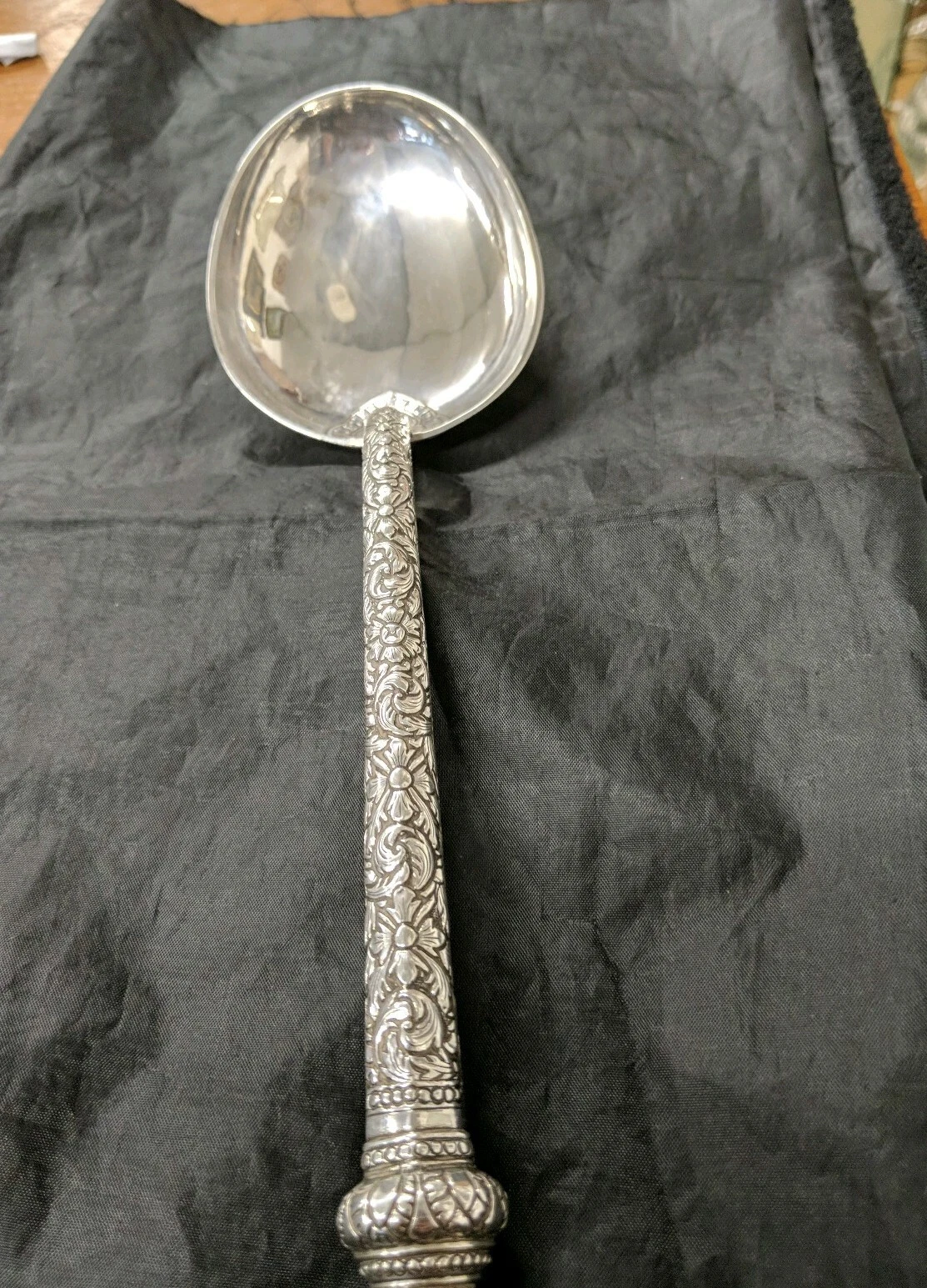 Antique Victorian style Silver Gravy Sauce Ladle/spoon 25.5cm
Opens in a new window or tab
