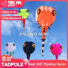 8  Tadpole Kite Single Ripstop Nylon Frabic Soft Inflatable Kite For festival