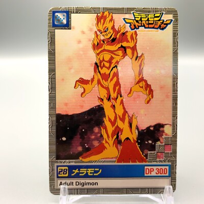 Meramon Digimon Adventure Trading Card TCG No.28 Bandai Anime