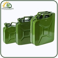 TANICA IN METALLO VERNICIATA A FUOCO OMOLOGATA PER PRODOTTI INFFIAMMABILI