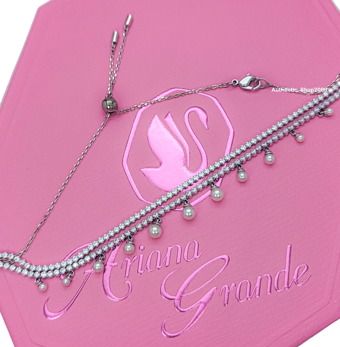 New 100% Authentic Ariana Grande x SWAROVSKI Crystals Necklace