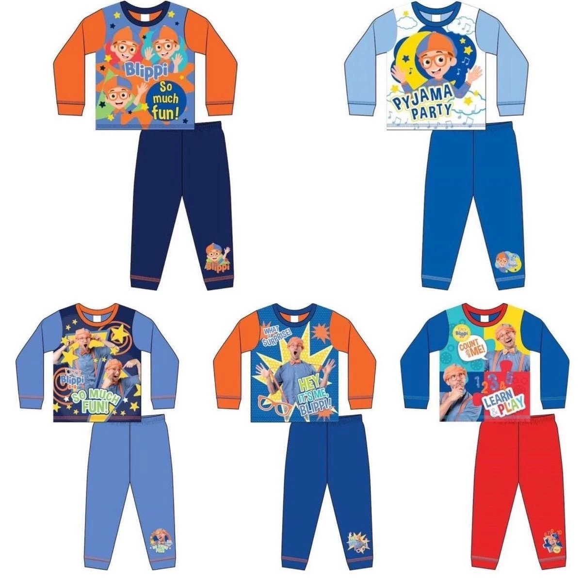 LXKA Pigiama Corto Bambino 100% Cotone: Set Estate Con Dinosauri, Squali O Scavatori, 2-7 Anni - 6