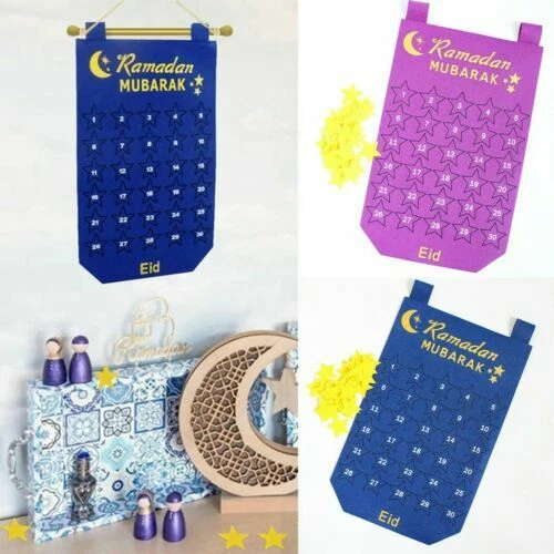 Calendriers de l'Avent en tissu pour la maison pour noël