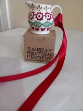 NEW Emma Bridgewater Christmas Joy tiny jug BOXED tree decoration