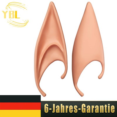 Elfenohren Spitzohren Latex Ohren für Erwachsene Cosplay Halloween Karneval