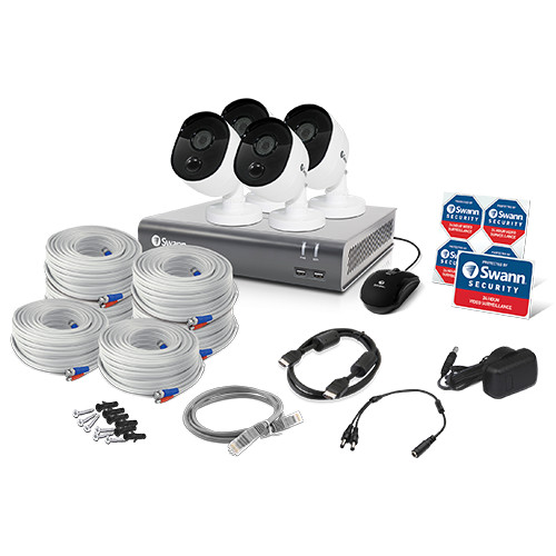 Swann Refurbished 4 Camera 8 Channel 1080p Full HD DVR Security System