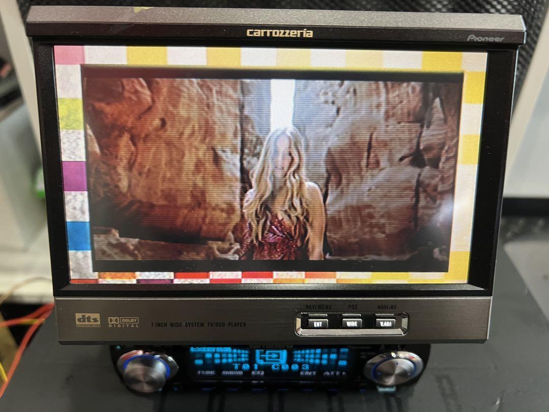 MEH-P919とAVX-P9DV PIONEER CARROZZERIA MEH-P919 & AVX-P9DV SET CD DVD TESTED MD