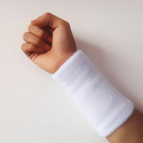 Unisex Cotton Wrist Wristband Sport Towel Sweatband Solid Sweat Band Yoga Gy↔ - Picture 42 of 42