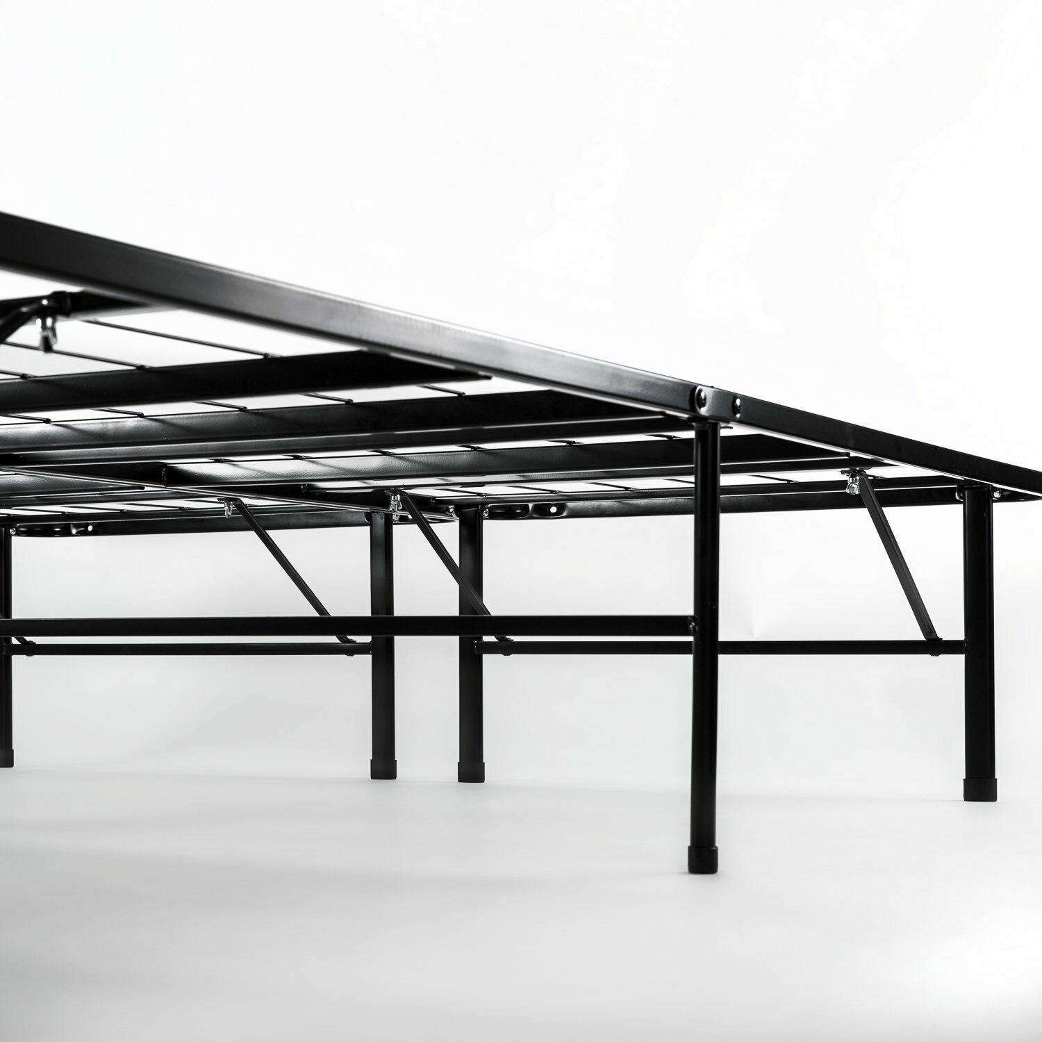 Mattress Bed Frame Base Box Spring Platform Foundation Twin Full Queen King Size