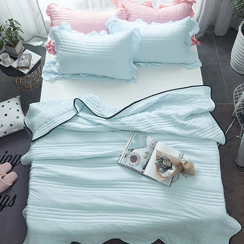 Summer Soft Cool Quilt Ice Blanket Healthy Sleep Comfort Polyester