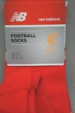 Socks Football New Balance LFC Red Size 4-7 Men's Boy's NWT