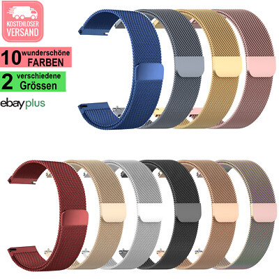   MILANAISE Edelstahl Armband SAMSUNG Gear S2/S3  Active 1-2  Galaxy Watch 42-46