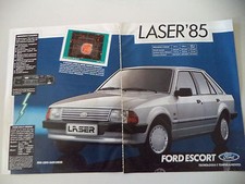 advertising Pubblicità 1984 FORD ESCORT LASER