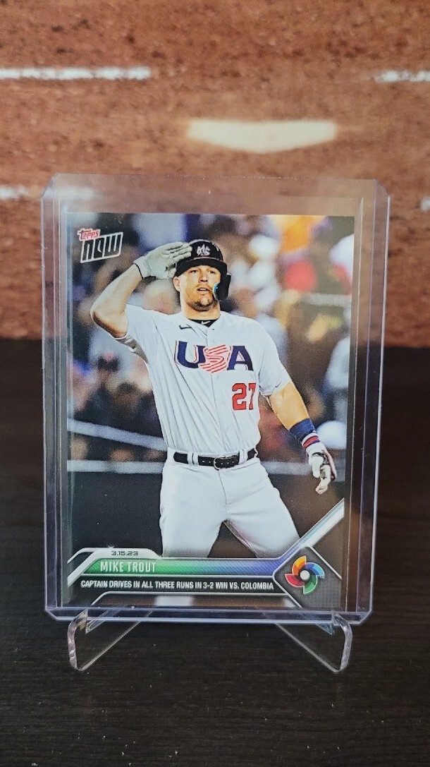 2023 Topps Now Mike Trout WBC-51 World Baseball Classic