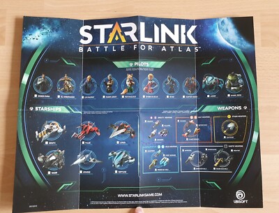 Star Link Battle for Atlas Star Fox McCloud 2 Side Video Game Poster 42x33,5 cm