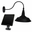 Sunforce Solar Powered Barn Light Fully Adjustable Lamp W/ Solar Panel 81401