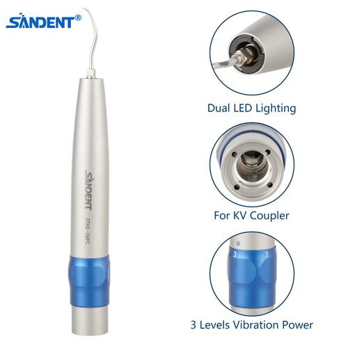 Igienista Dentale Fibra Ottica Air Scaler Manipolo Sonico per Accoppiatore KaV 4/6 Fori - Foto 10 di 24