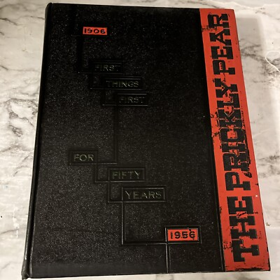 #ad 1956 quot;Prickly Pearquot; Abilene Christian College Yearbook Abilene Texas $25.00
