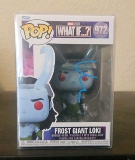 Matt Damon Signed Autograph Loki Funko Pop 972 Beckett BAS Marvel