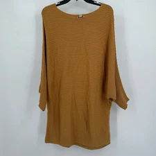 Pure Jill Womens  Minimalist Lagenlook Tunic Top Size L Earthy Boho Oversized