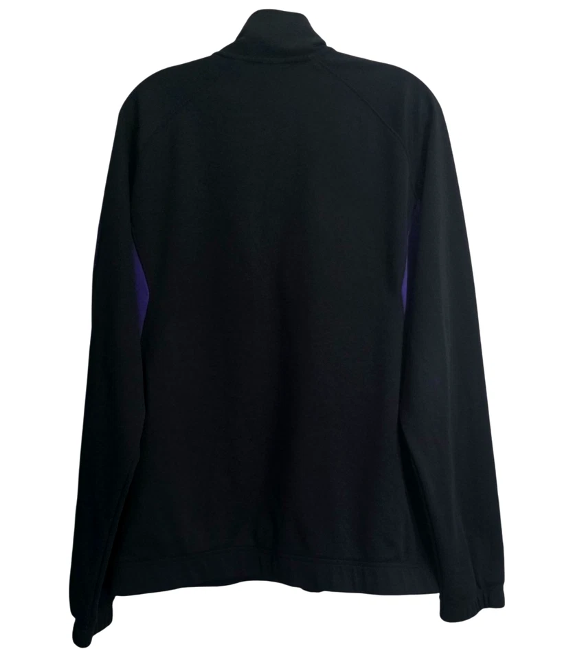 Chaqueta Nike Para Hombre Grande Negra Púrpura Dri Fit Logo Kobe Cremallera Completa Camiseta de Pista Foto 4 de 4