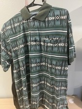 Vintage Wrangler Western Shirt Aztec Southwestern Collared Polo Size: Large