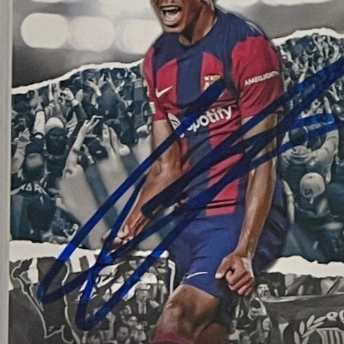 2023-24 Topps UCC European Nights #EN10 Lamine Yamal Signed RC Beckett Auto 10 view 4