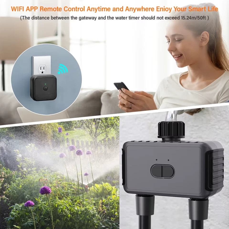 Tuya WIFI Smart Valve Automatic Water Timer Outdoor Farm Garden Intelligent Spri - Image 3 of 4