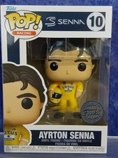 Funko Racing Pop Vinyl 10 MIB Ayrton Senna Lotus Racing 2024 with Protector