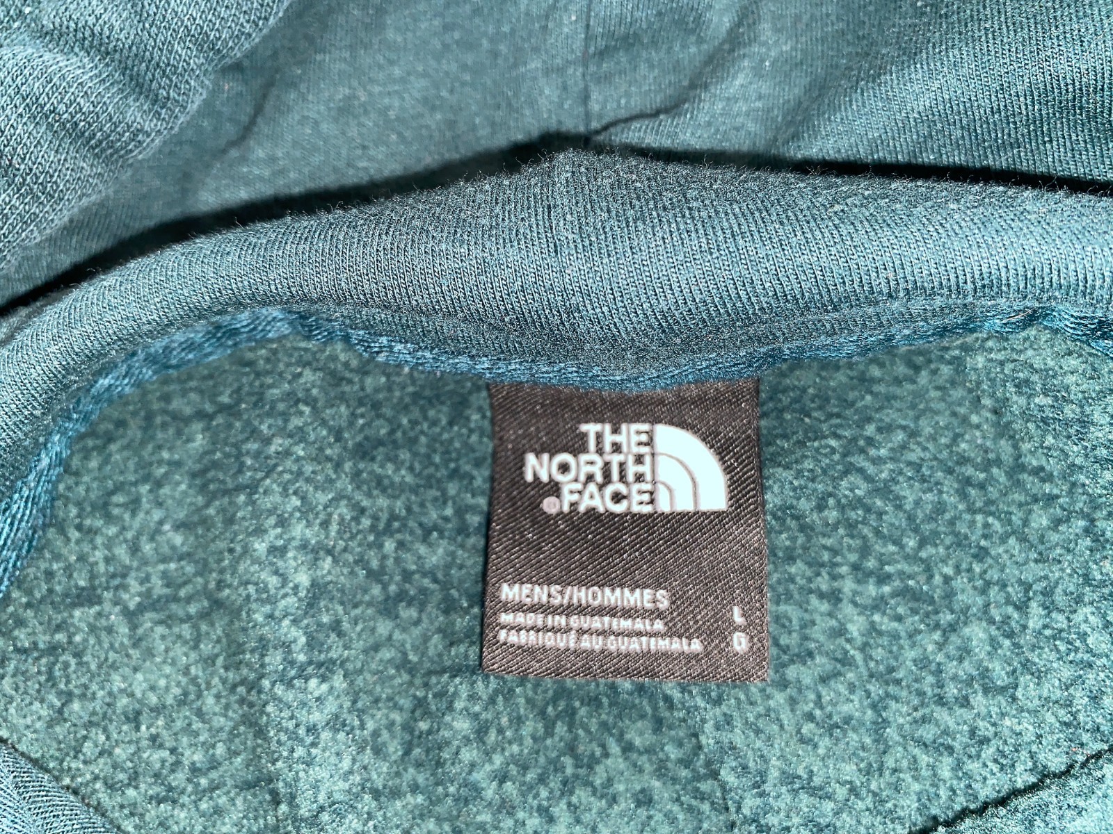 The North Face Half Dome Hoodie Men's LARGE Blue Pullover Sweatshirt Logo image 2