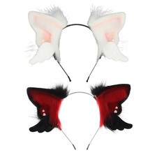 Beast Ear Wing Hairband Anime Headband Women Comics Show Hairhoop Party Supply