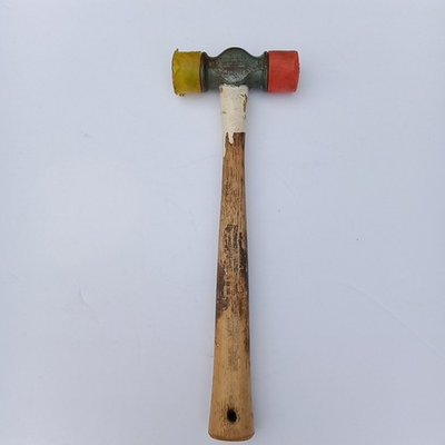 #ad VINTAGE CRAFTSMAN 38292 12oz RUBBER PLASTIC HAMMER MALLET USA $23.89